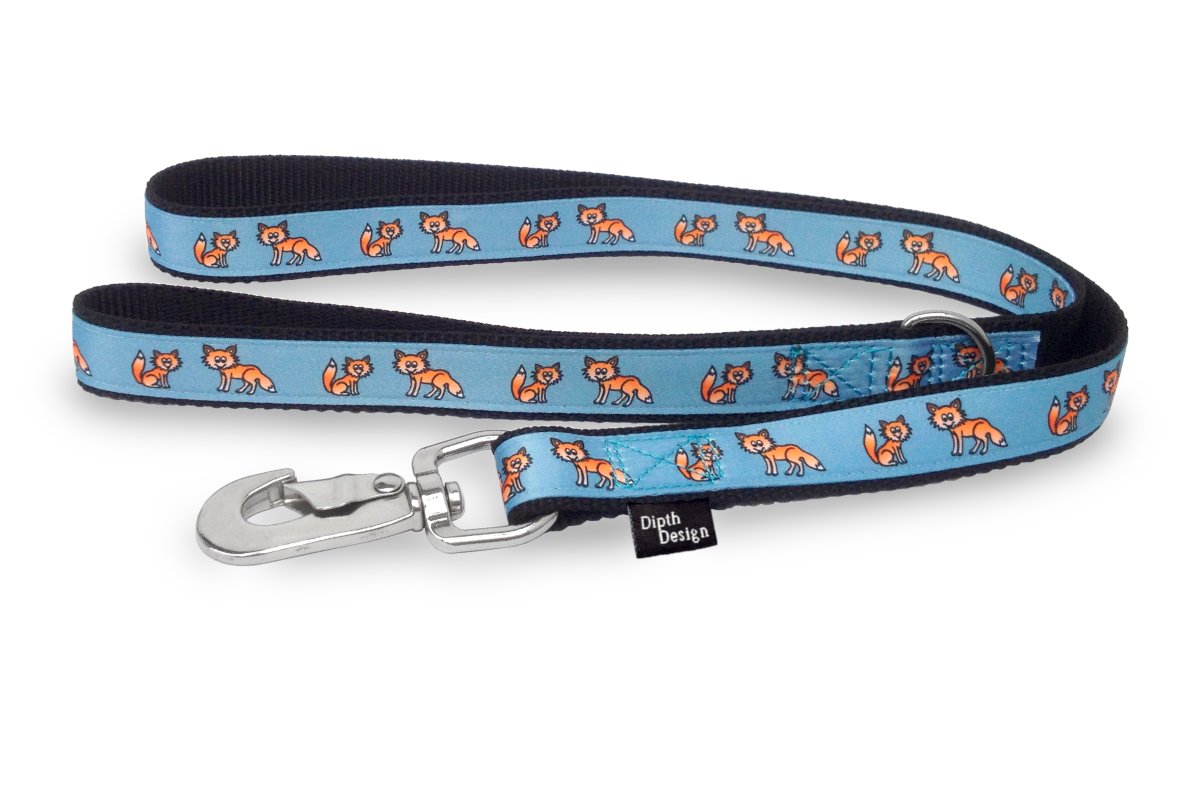 Hundeleine Fuchs Design Leine und Halsband