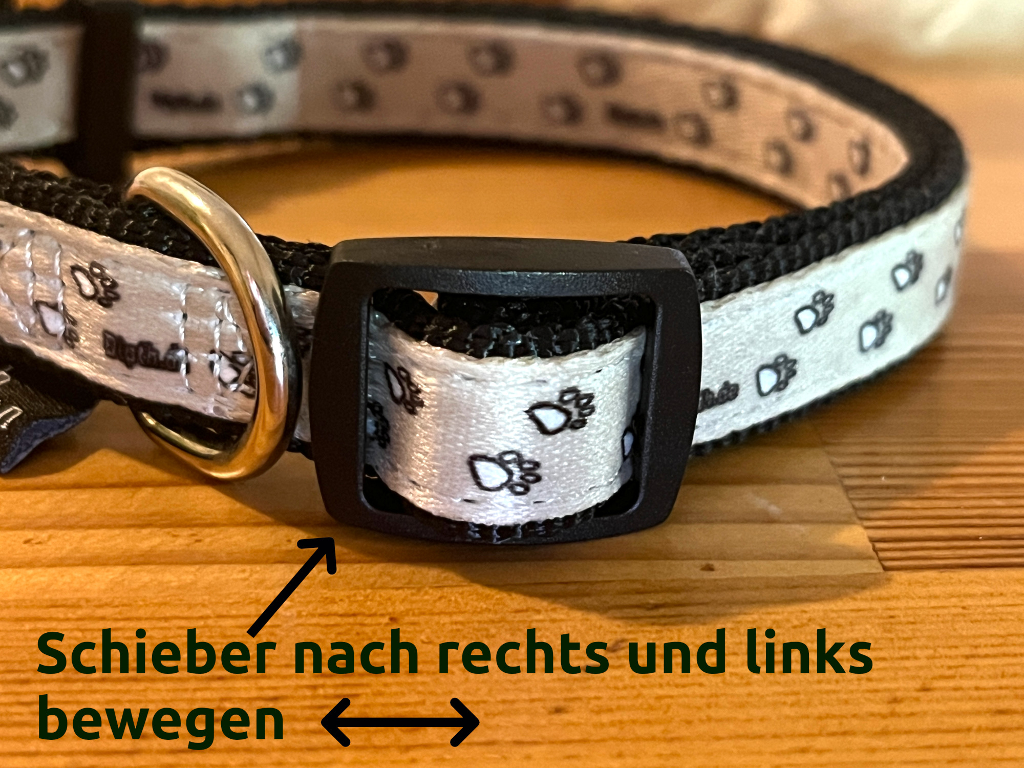 Wie wird ein Hundehalsband eingestellt?
